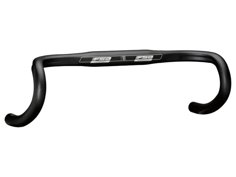FSA Omega Compact Drop Alloy Road Bar in Black