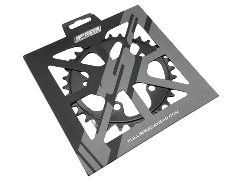 FSA Steel Road Chainring 2x8 80BCD 32T 5h in Black-1