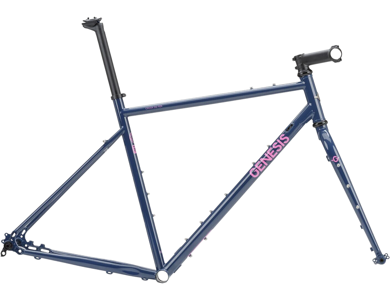 Genesis Croix De Fer 725 Gravel Frameset 2026 in Blue Unlimited
