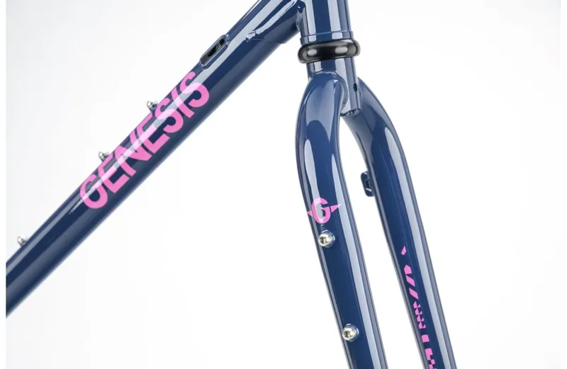 Genesis Croix De Fer 725 Gravel Frameset 2026 in Blue Unlimited-2
