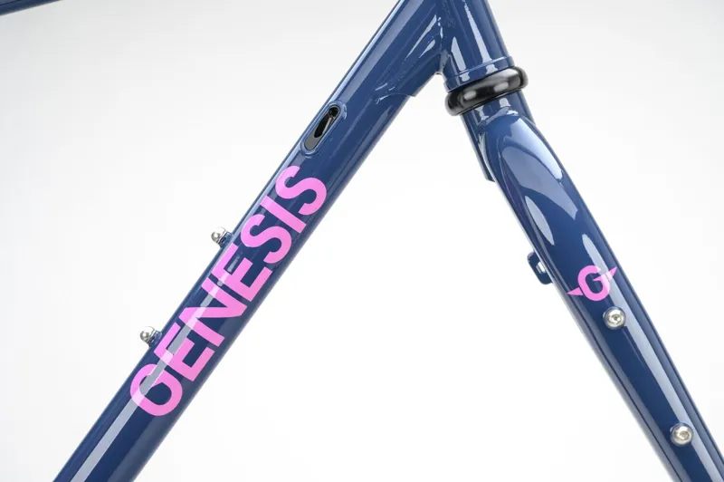 Genesis Croix De Fer 725 Gravel Frameset 2026 in Blue Unlimited-8