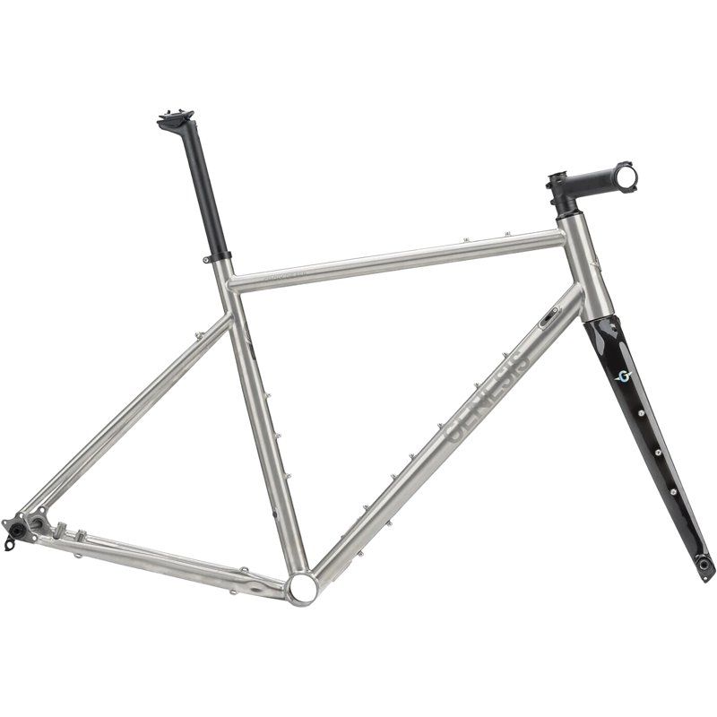 Balfes Bikes Genesis Frame Croix De Fer Titanium 2026 in Luther Van Gloss | Free postage over £30, £10 off first order, price match & 0% finance.