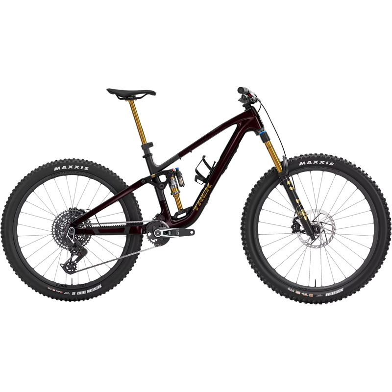 Balfes Bikes EX DISPLAY Trek Fuel MX 9.9 X0 AXS Gen 7 Full Suspension MTB Medium 2026 in Gloss Dark Carmine | Free postage over £30, £10 off first order, price match & 0% finance.