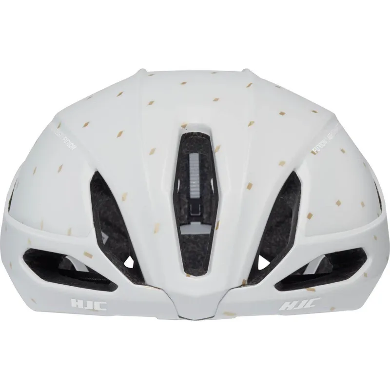 HJC Furion 2.0 Road Bike Helmet in Off White and Gold-3