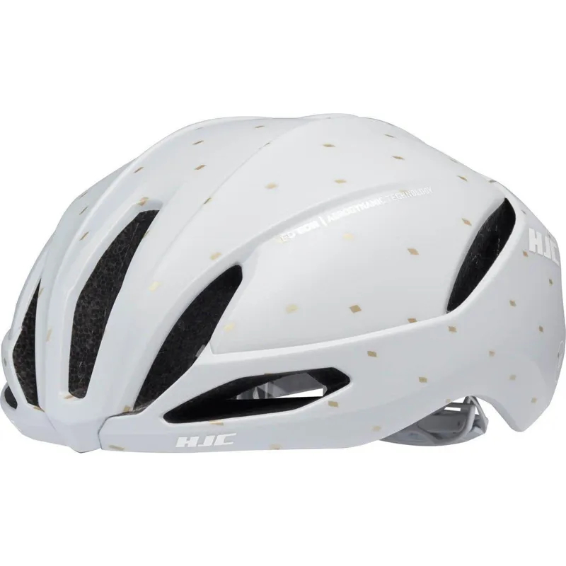 HJC Furion 2.0 Road Bike Helmet in Off White and Gold