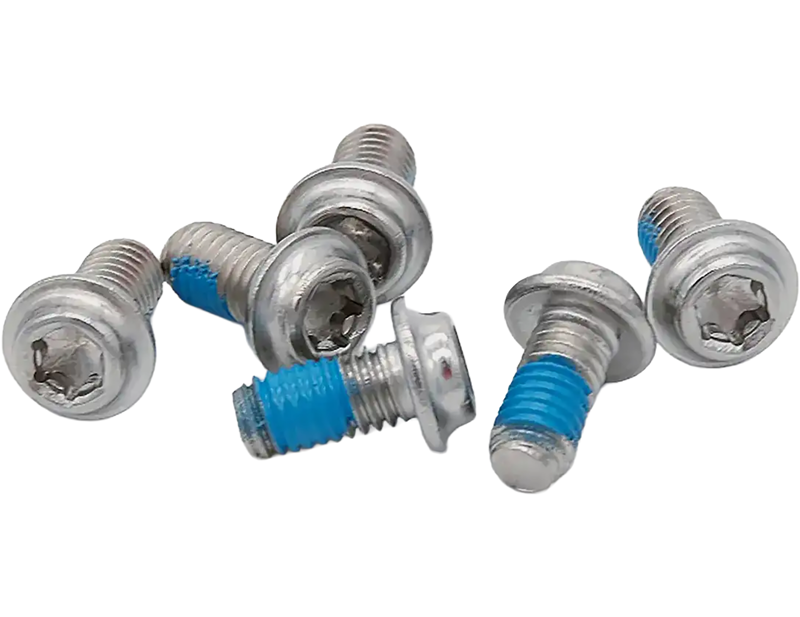 Galfer M5 X 10 Disc Bolts 6 Pack in Silver