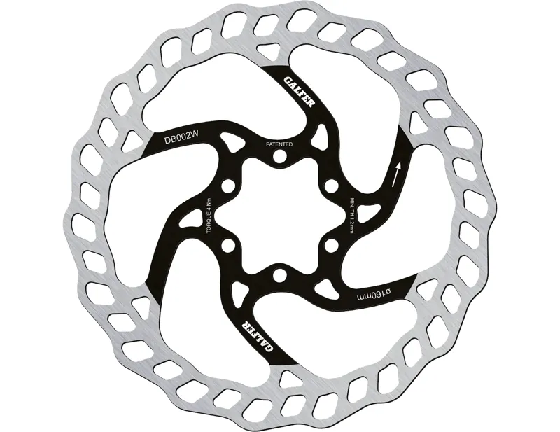 Balfes Bikes Galfer Wave 6-Bolt Road Disc Rotor in Silver | Free postage over £30, £10 off first order, price match & 0% finance.