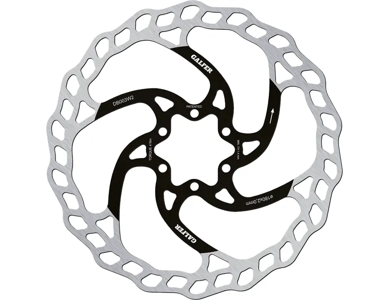 Balfes Bikes Galfer Wave Centerlock Road Disc Rotor in Silver | Free postage over £30, £10 off first order, price match & 0% finance.