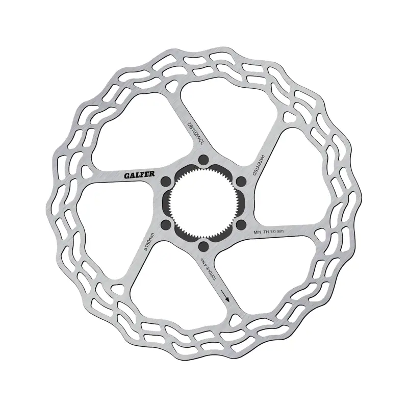 Balfes Bikes Galfer Bike Road Disc Rotor Wave Centerlock Fulcrum 160X1.8mm | Free postage over £30, £10 off first order, price match & 0% finance.
