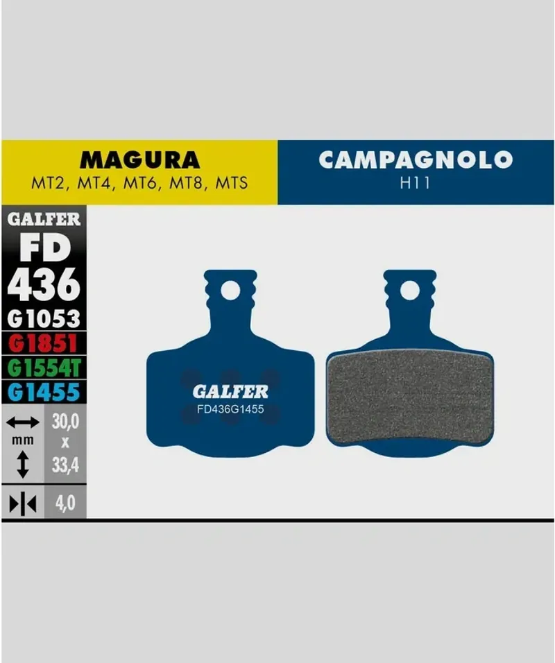 Galfer Road Bike Disc Brake Pad Magura MT2-4-6-8-1