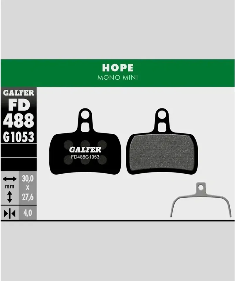 STANDARD BIKE DISC BRAKE PAD HOPE MONO MINI-1