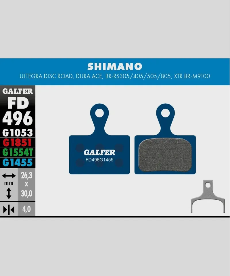 Galfer Road Bike Disc Brake Pad Shimano Ultegra Dura Ace XTR M9100-1