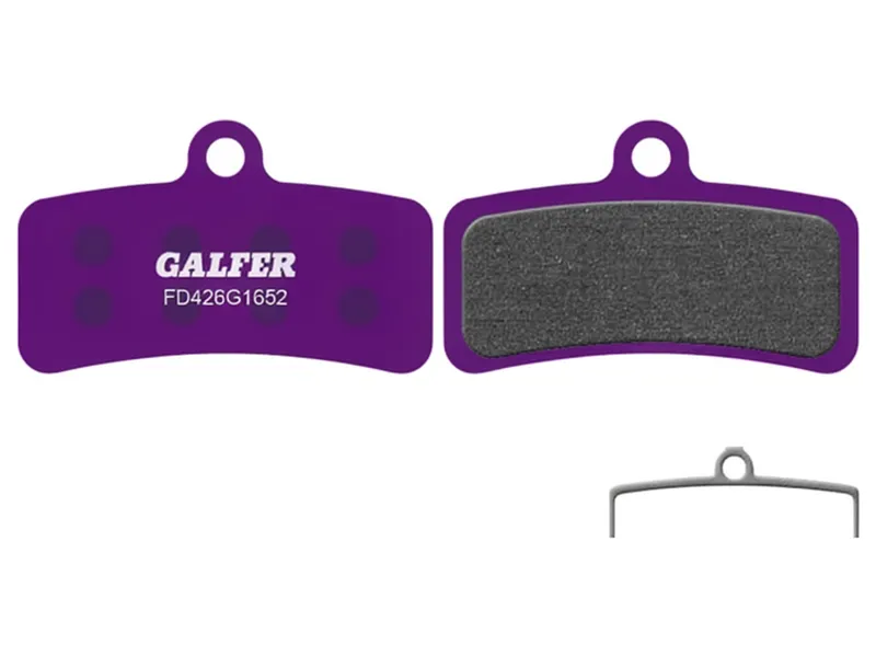 Galfer E-Bike Disc Brake Pad Shimano Saint M810 Zee Trp Dhr Slate Quadiem in Purple