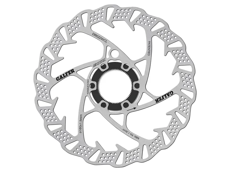 Galfer Shark Centerlock Disc Rotor 160x1.8mm in Silver