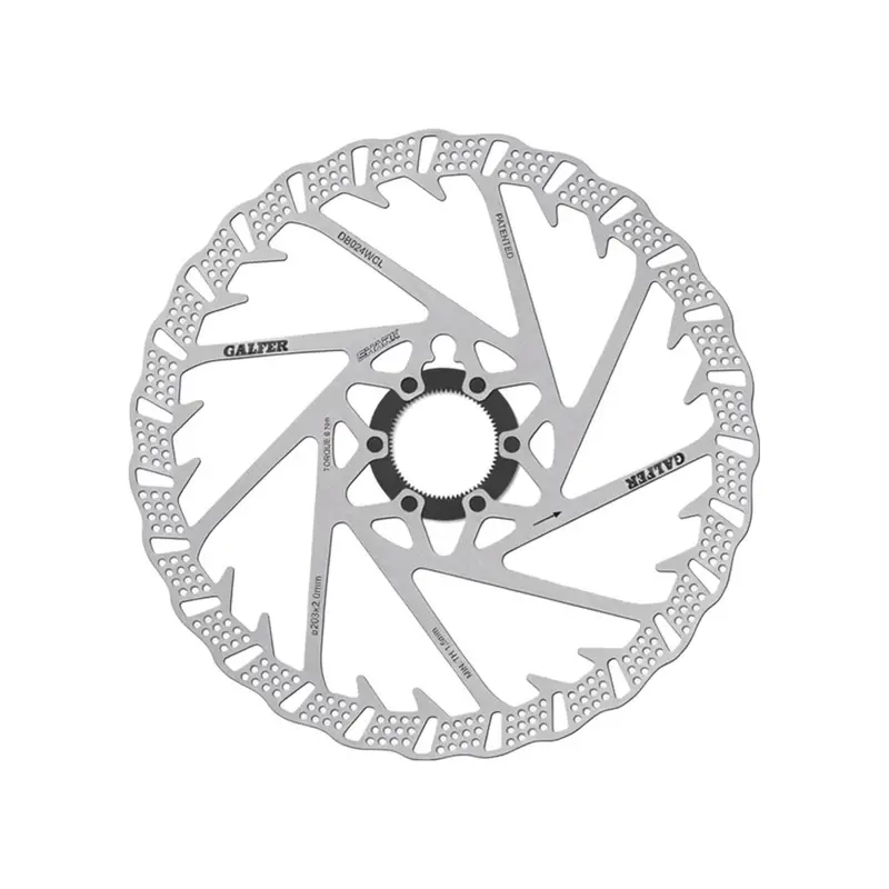 Balfes Bikes Galfer Shark Centerlock Disc Rotor 203x2.0mm in Silver | Free postage over £30, £10 off first order, price match & 0% finance.