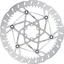 Galfer Shark EVO Disc Rotor 203mm 6B in Silver