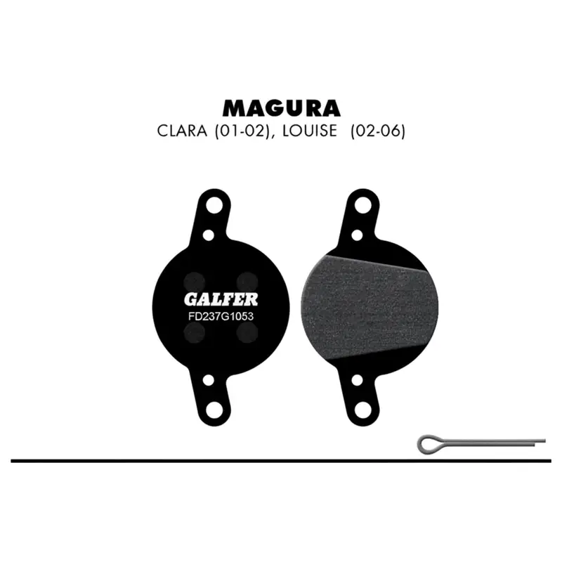 Balfes Bikes Galfer Standard Bike Disc Brake Pad Magura Clara Louise in black | Free postage over £30, £10 off first order, price match & 0% finance.