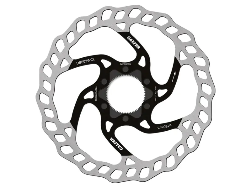 Galfer Wave Centerlock MTB Disc Rotor 160x1.8mm in Silver
