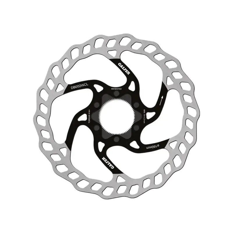 Balfes Bikes Galfer Wave Centerlock MTB Disc Rotor 160x1.8mm in Silver | Free postage over £30, £10 off first order, price match & 0% finance.
