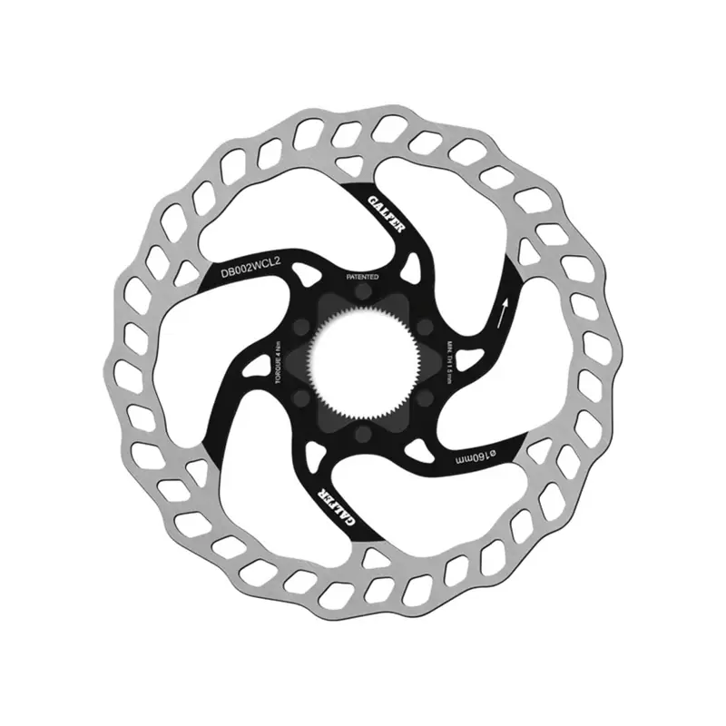 Balfes Bikes Galfer Wave Centerlock MTB Disc Rotor 160x2.0mm in Silver | Free postage over £30, £10 off first order, price match & 0% finance.