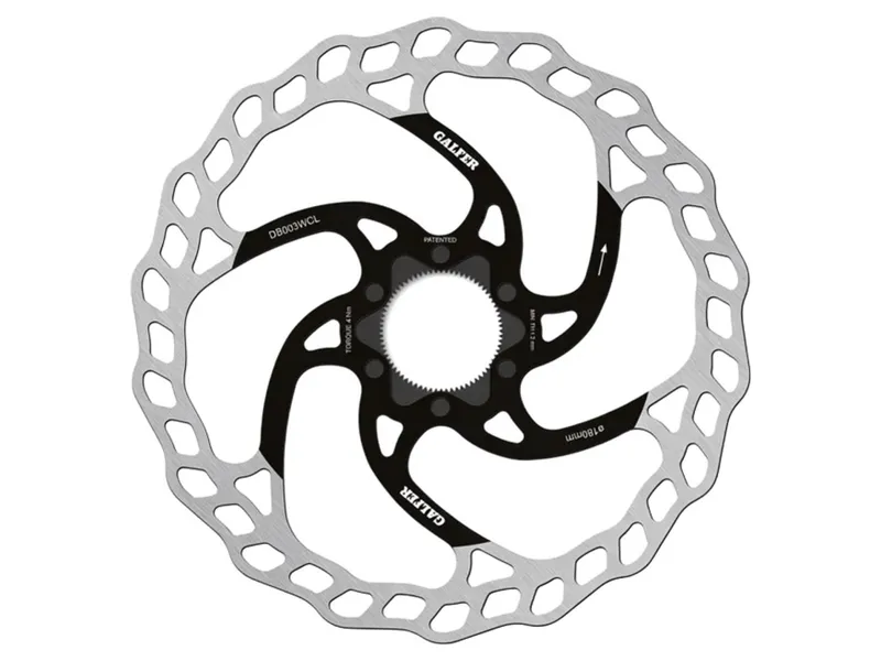 Galfer Wave Centerlock MTB Disc Rotor 180x1.8mm in Silver