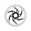 Galfer Wave Centerlock MTB Disc Rotor 200x2.0mm in Silver