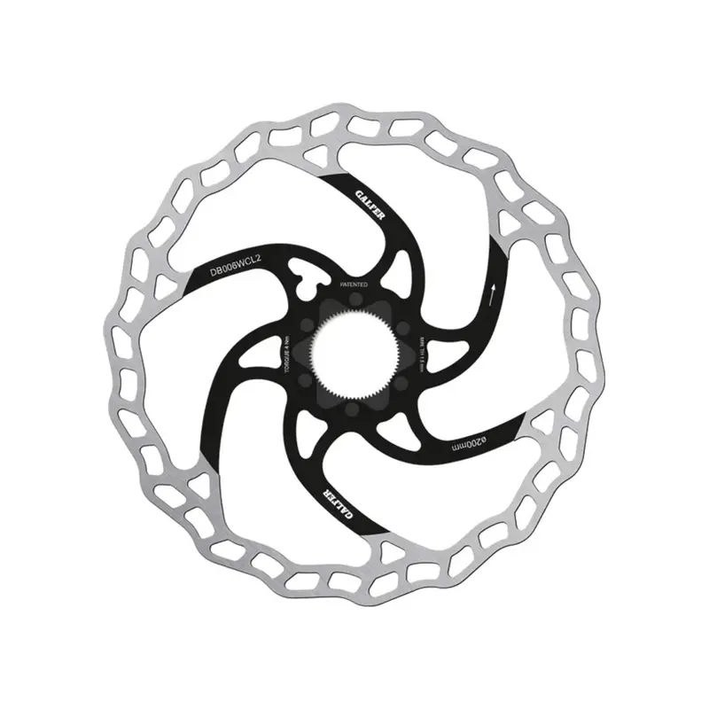 Balfes Bikes Galfer Wave Centerlock MTB Disc Rotor 200x2.0mm in Silver | Free postage over £30, £10 off first order, price match & 0% finance.