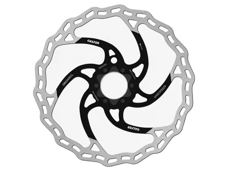 Galfer Wave Centerlock MTB Disc Rotor 203x2mm in Silver