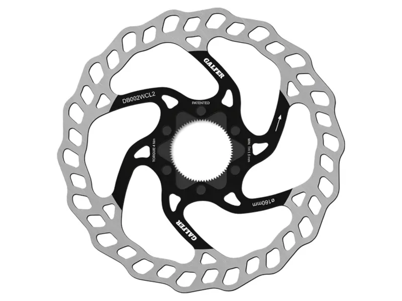 Galfer Wave Centerlock MTB Disc Rotor 223x2mm in Silver
