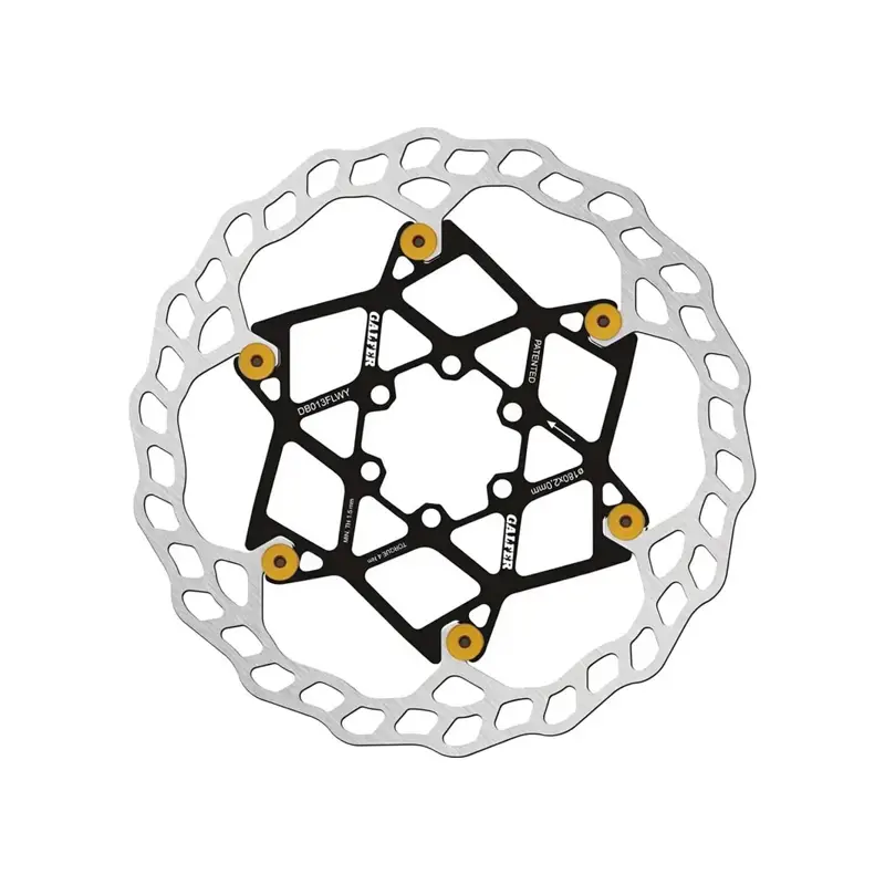 Balfes Bikes Galfer Wave Floating Disc Rotor 180x2.0mm 6 Bolt in Gold Pins | Free postage over £30, £10 off first order, price match & 0% finance.