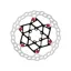 Galfer Wave Floating Disc Rotor 180x2.0mm 6 Bolt in Red Pins