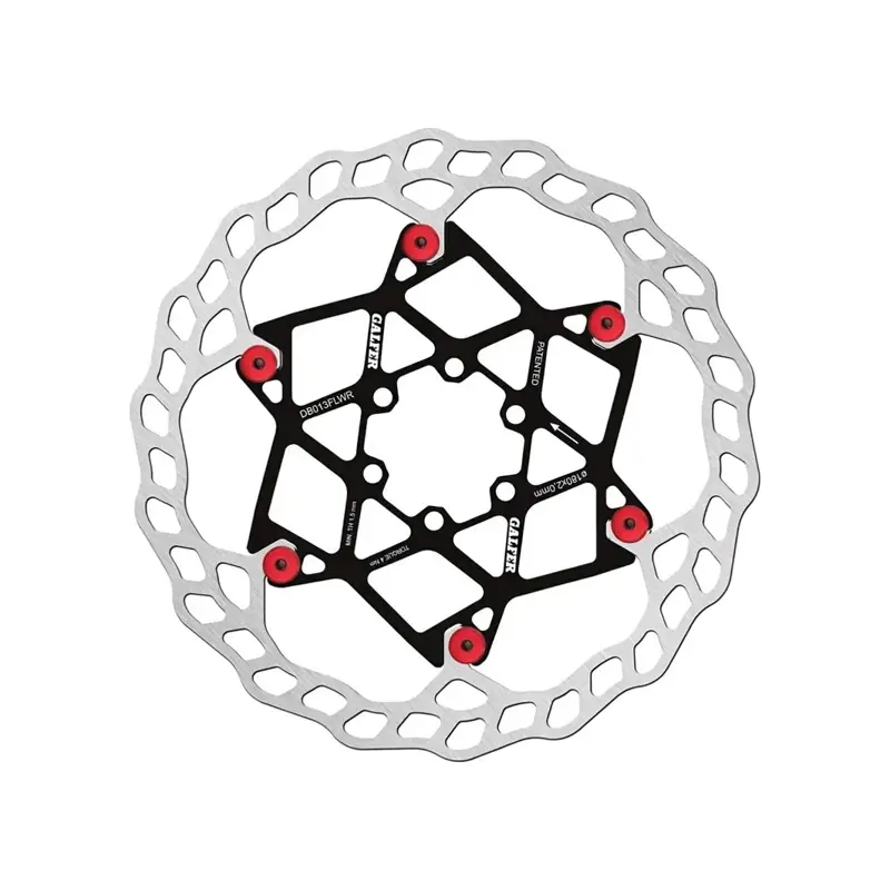 Balfes Bikes Galfer Wave Floating Disc Rotor 180x2.0mm 6 Bolt in Red Pins | Free postage over £30, £10 off first order, price match & 0% finance.