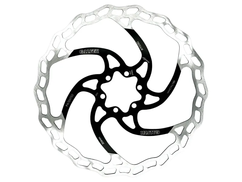 Galfer Wave 6-Bolt MTB Disc Brake Rotor 203 x 1.8mm In Silver