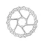 Galfer Wave Road Disc Rotor 6 Bolt 160mm in Silver