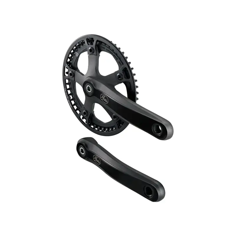 Balfes Bikes Gates CDN S250 Crank Set with Alloy Chain Guard in Black | Free postage over £30, £10 off first order, price match & 0% finance.