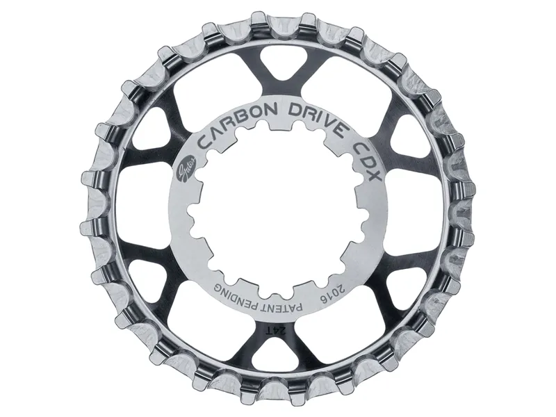 Gates CDX 9-Spline Sprocket 24T for Shimano Hub in Silver