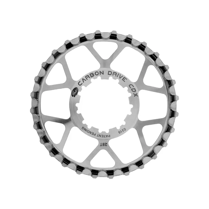 Balfes Bikes Gates CDX 9-Spline Sprocket 28T for Shimano Hub in Silver | Free postage over £30, £10 off first order, price match & 0% finance.
