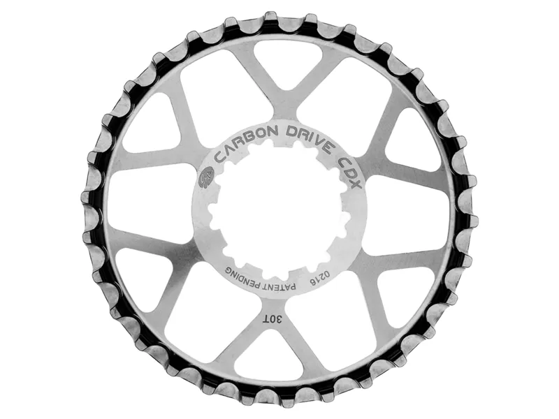 Gates CDX 9-Spline Sprocket 30T for Shimano Hub in Silver