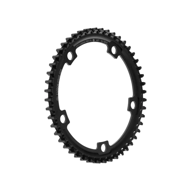 Balfes Bikes Gates CDX Front Sprocket 5-Bolt 130BCD 48T in Black | Free postage over £30, £10 off first order, price match & 0% finance.
