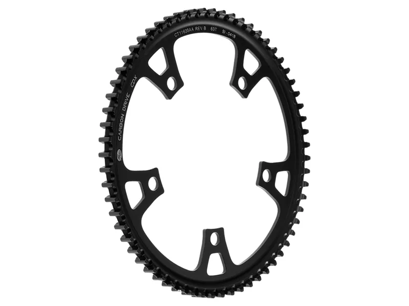 Gates CDX Front Sprocket 5-Bolt 130BCD 63T in Black