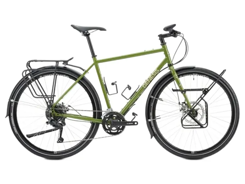 Genesis Tour De Fer 10 Touring Bike 2026 in Olive The Vida Loca