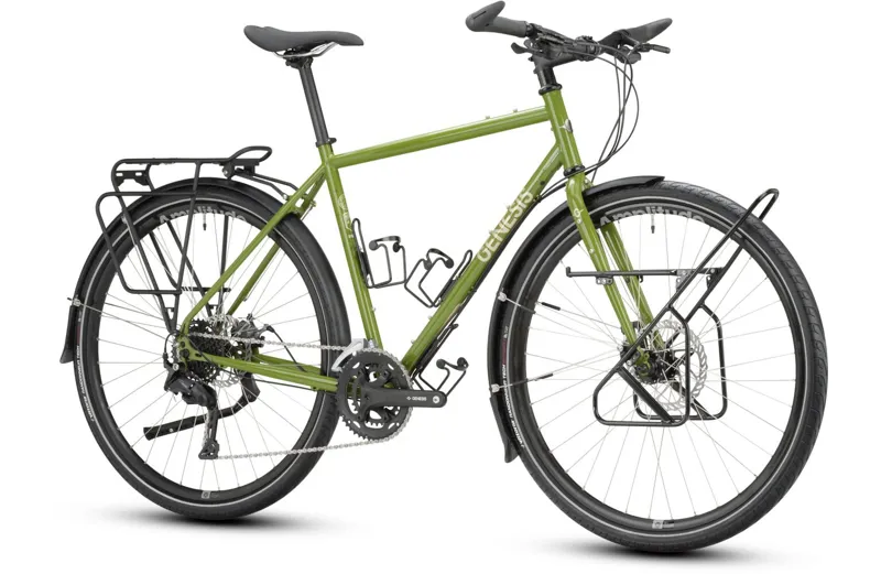 Genesis Tour De Fer 10 Touring Bike 2026 in Olive The Vida Loca-1