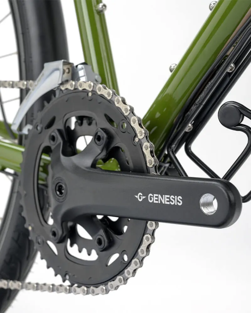 Genesis Tour De Fer 10 Touring Bike 2026 in Olive The Vida Loca-8