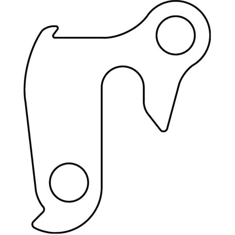 M Part Gear Hanger Various Bike Brands in Silver-4