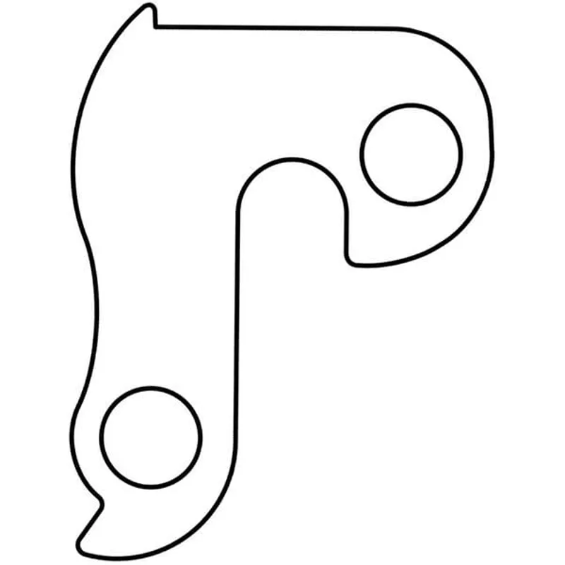 M Part Gear Hanger Various Bike Brands in Silver-4