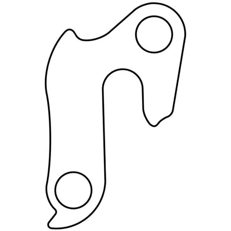 M Part Gear Hanger Various Bike Brands in Silver-4