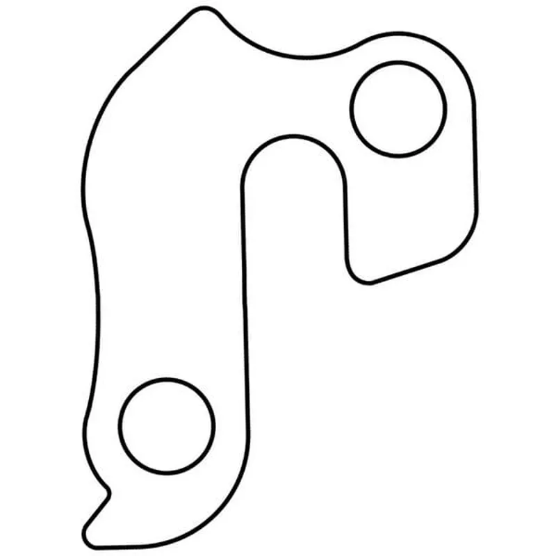 M Part Gear Hanger Various Bike Brands in Silver-4