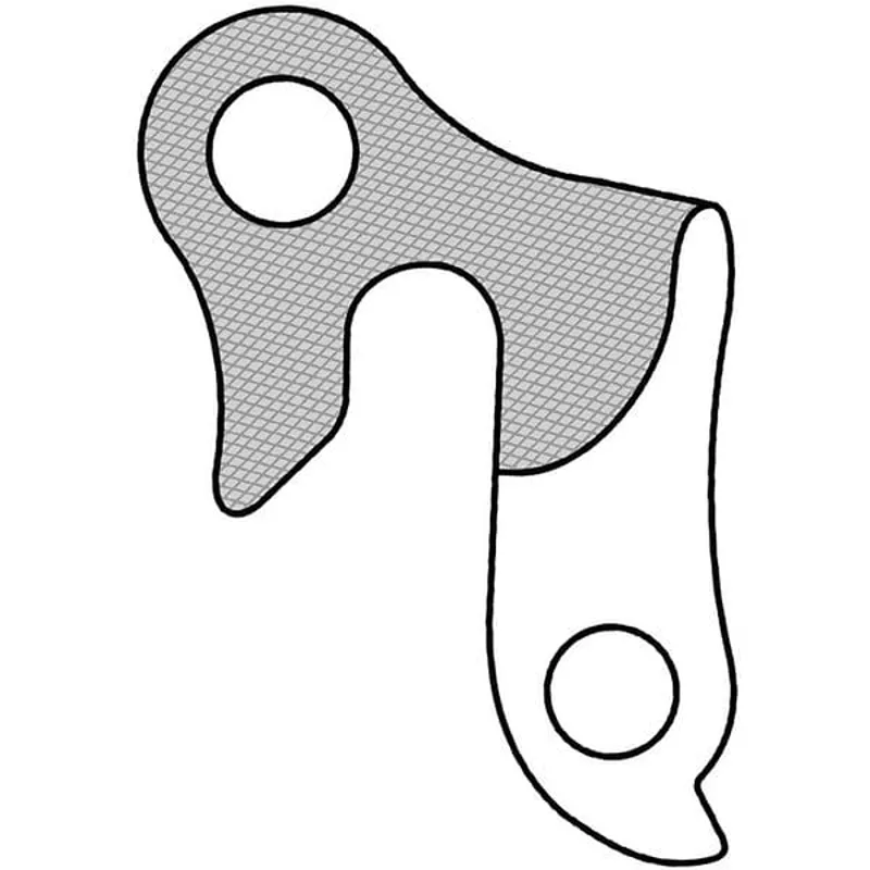 M Part Gear Hanger Various Bike Brands in Silver-3