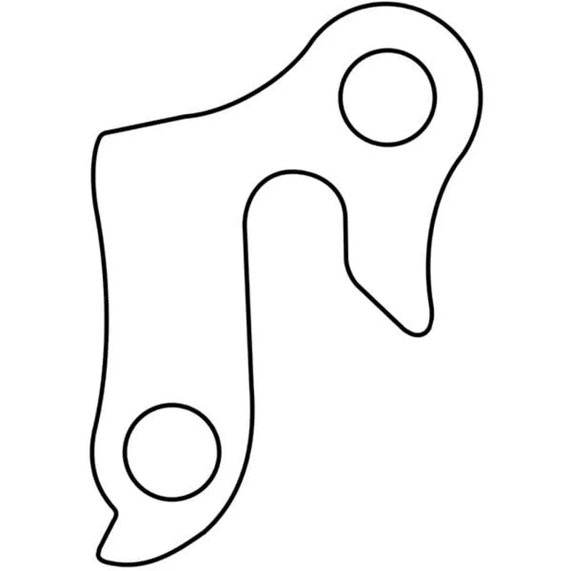 M Part Gear Hanger Various Bike Brands in Silver-4