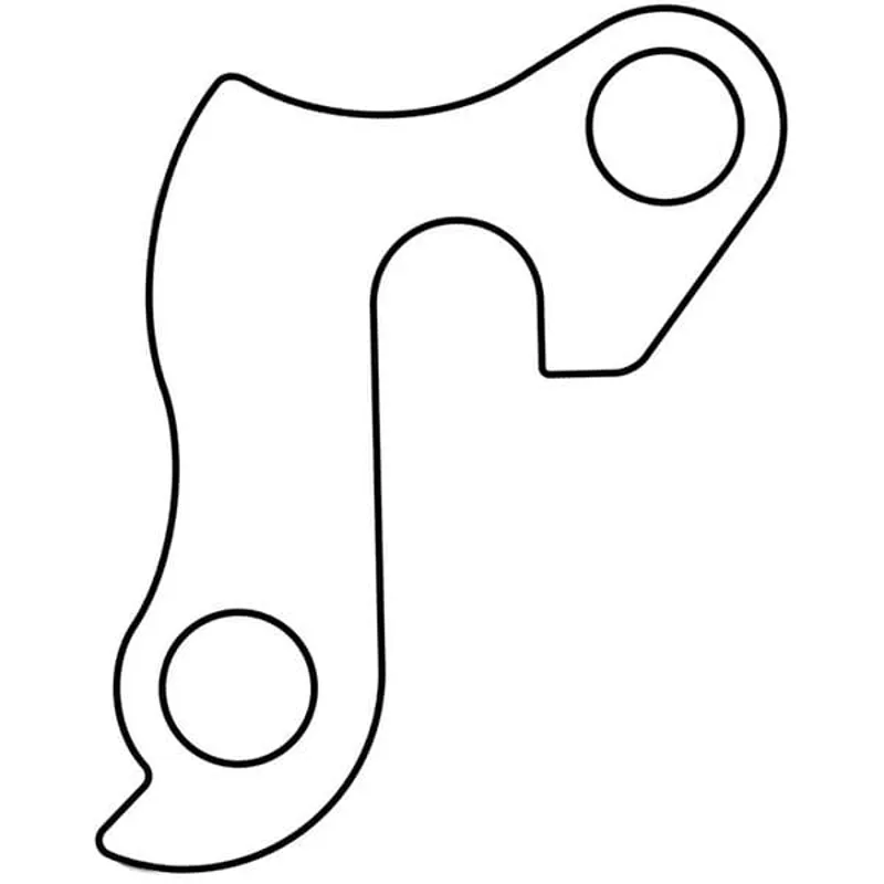 M Part Gear Hanger Various Bike Brands in Silver-4